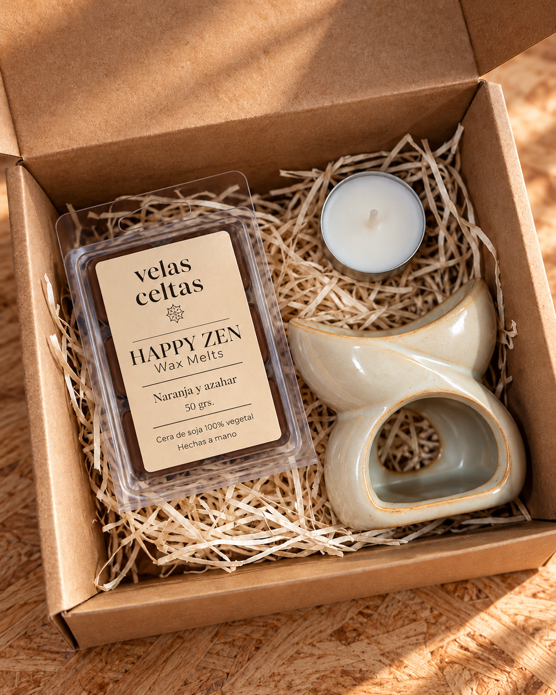 Pack HAPPY ZEN · Wax Melts + Quemador